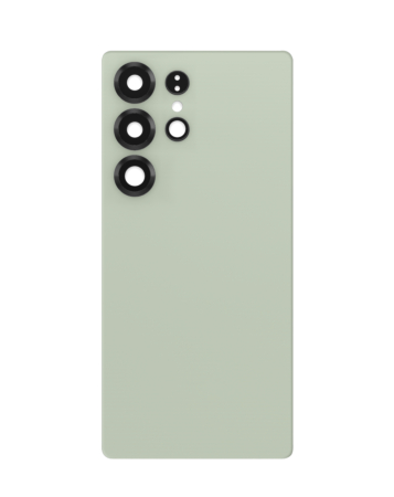 Back Cover Glass With Camera Lens and Adhesive For Samsung Galaxy S25 Ultra (No Logo) (Titanium Jade Green)