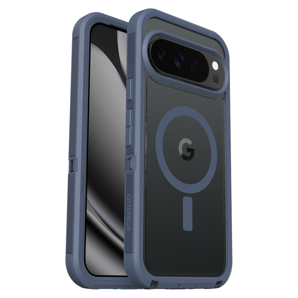 Otterbox - Defender Xt Pro Clear Case With Magnets For Google Pixel 10 Pro Xl - Baby Blue Clear