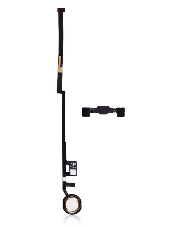 Home Button with Flex Cable For iPad 7 (2019) / iPad 8 (2020) / iPad 9 (2021) (Aftermarket) (Gold) 