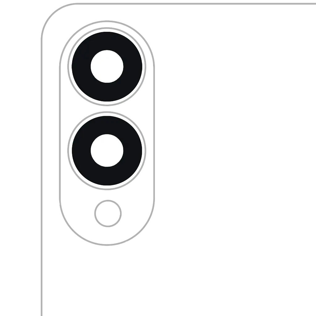 Back Camera Lens (Glass Only) With Adhesive  For Samsung Galaxy S25 Edge (S937) (2 Piece Set) (All Colors) (Premium)