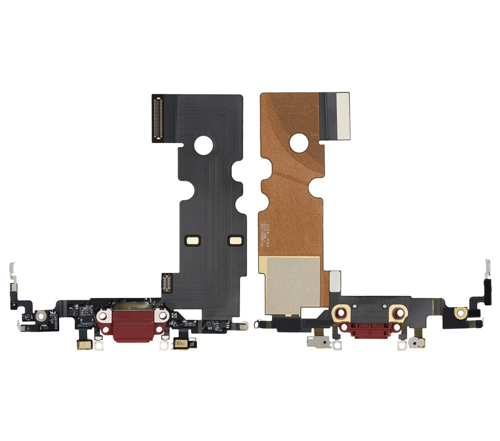 Charging Port Flex Cable For iPhone SE (2022) (Aftermarket) (Red)