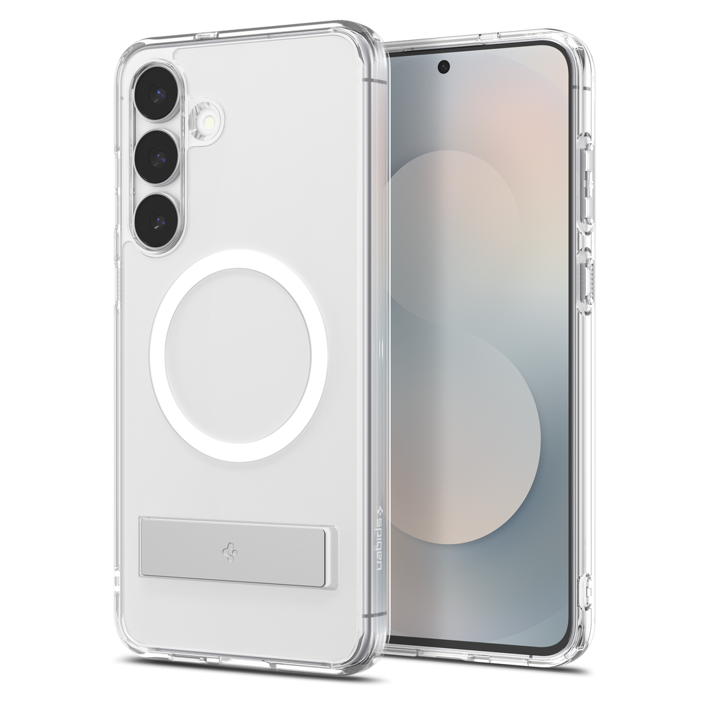 Spigen - Slim Armor Essential S Magfit Case For Samsung Galaxy S25 Fe - Clear White