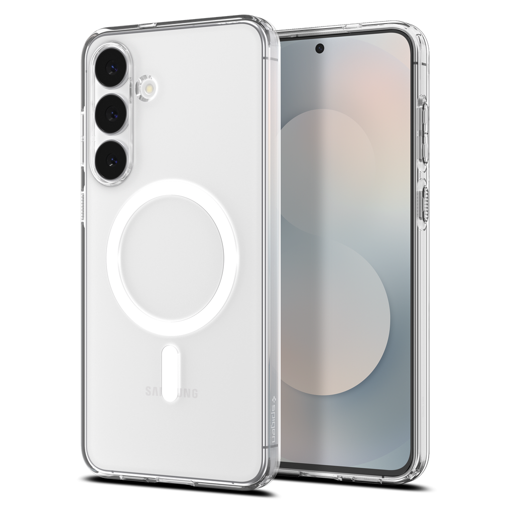 Spigen - Crystal Flex Magfit Case For Samsung Galaxy S25 Fe - Clear White