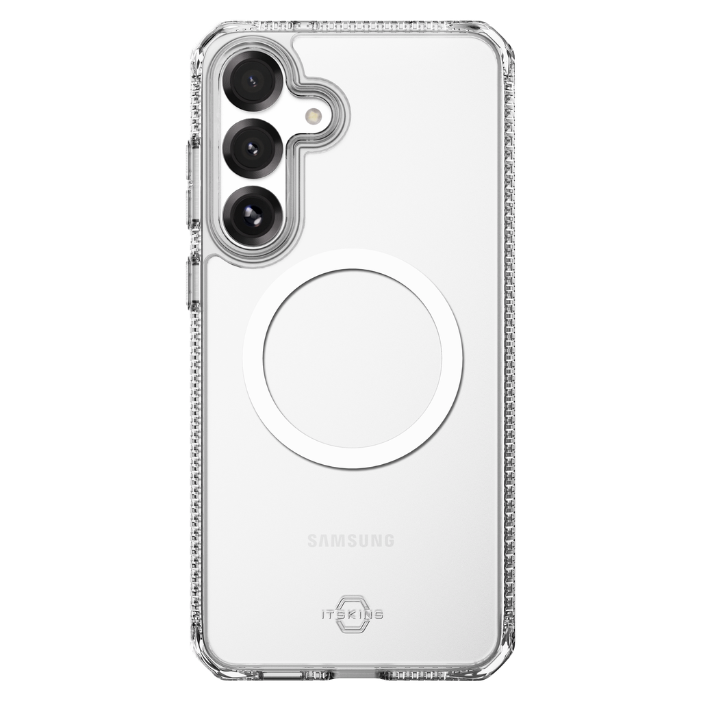 Itskins - Hybridr Clear Magsafe Case For Samsung Galaxy S25 Fe - Transparent