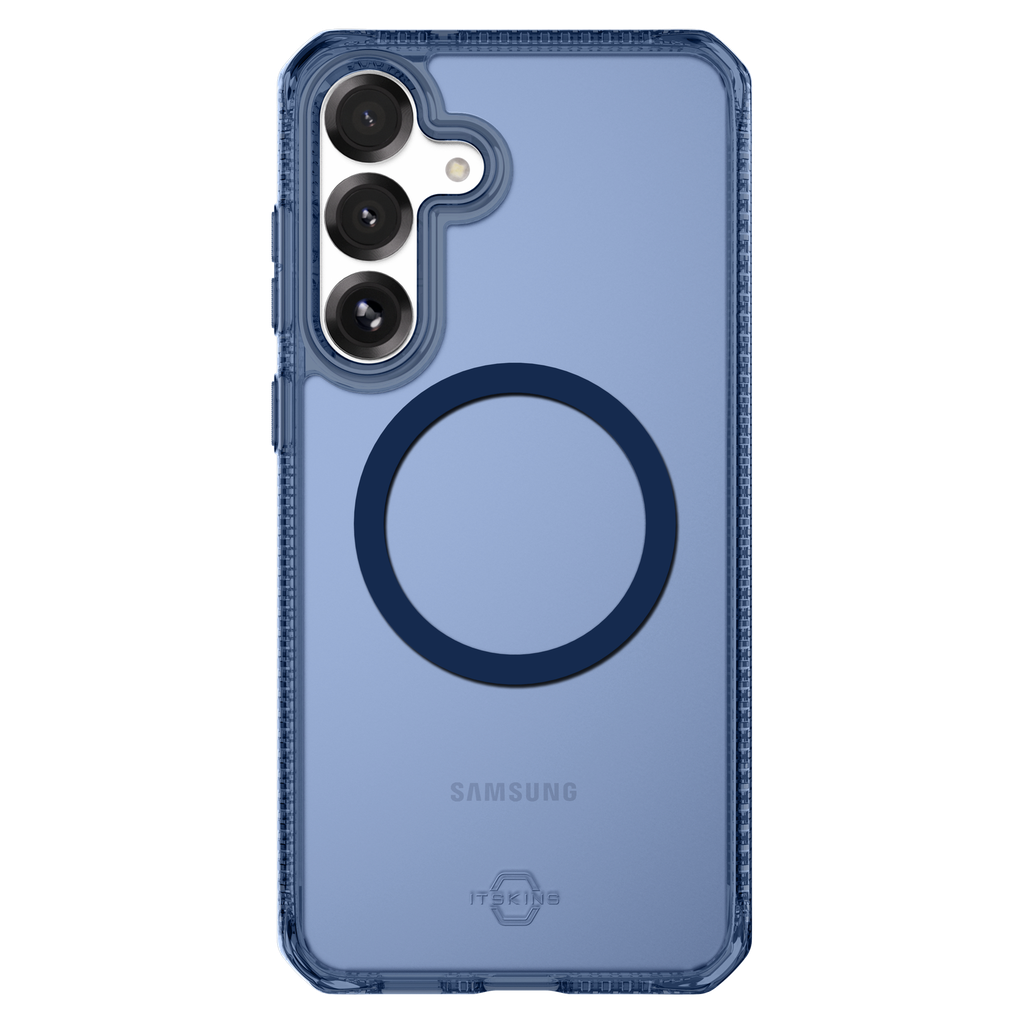 Itskins - Hybridr Vapor Magsafe Case For Samsung Galaxy S25 Fe - Navy Blue