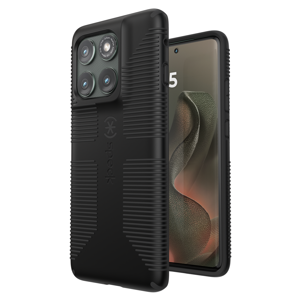 Speck - Presidio Impact Hero Grip Case For Motorola Moto Edge 2025 - Black