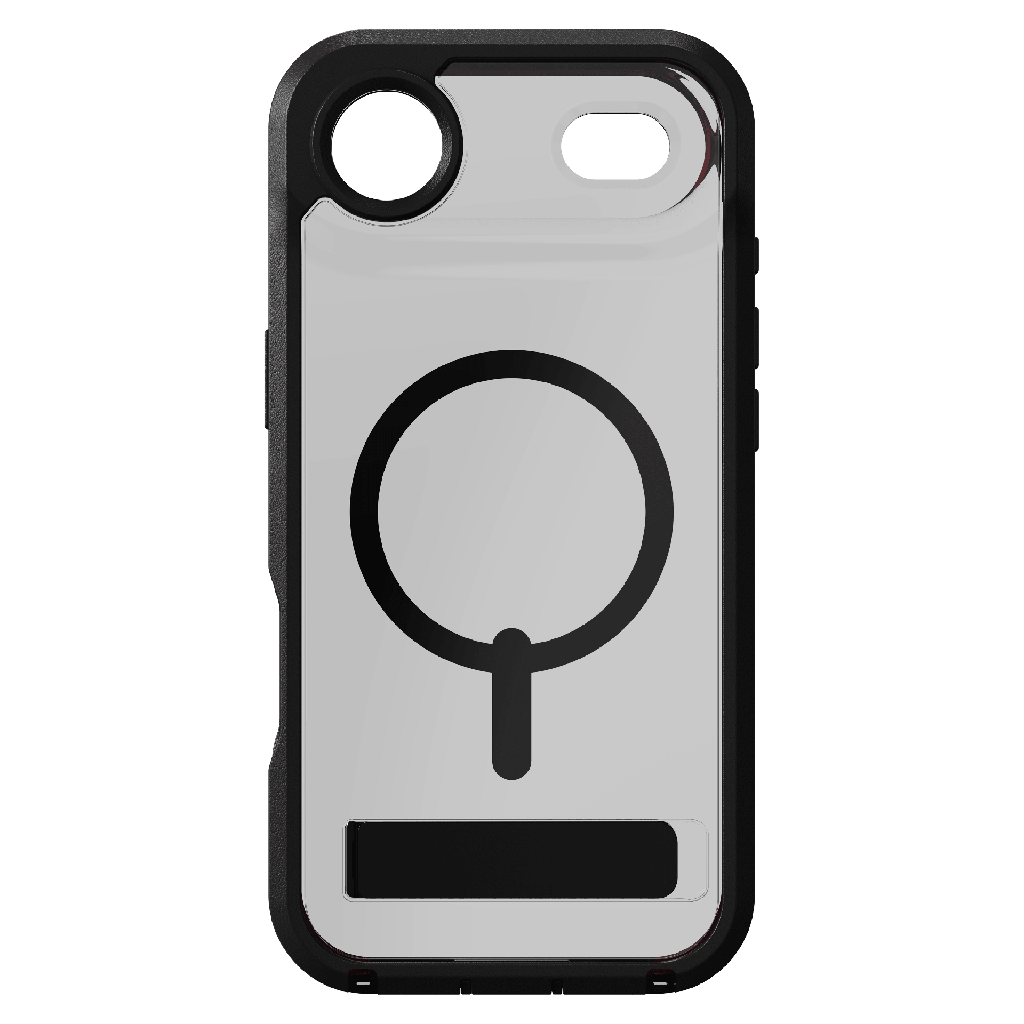 Zagg - Rainier Snap Magsafe Case With Kickstand For Apple Iphone Air - Smoke Black