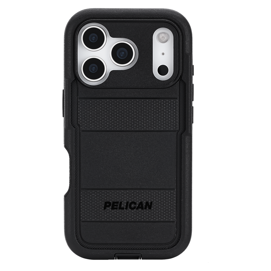 Pelican - Voyager Magsafe Case With Holster For Apple Iphone 17 Pro - Black
