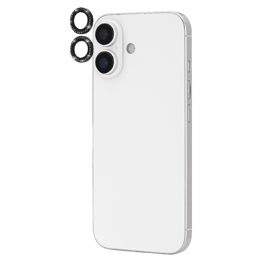 Kate Spade - Aluminum Ring Camera Lens Glass Protector For Apple Iphone 17 - Set In Stone Nightfall
