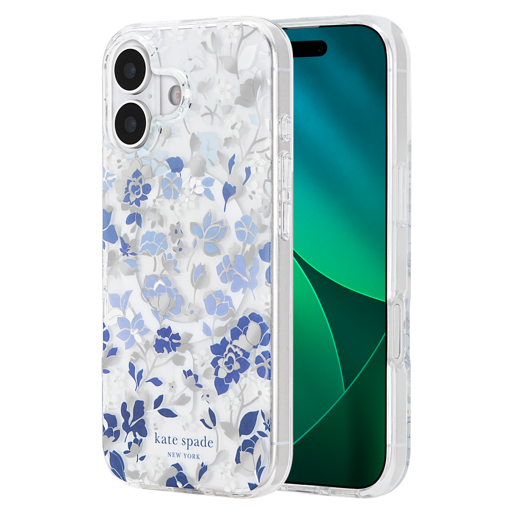 Kate Spade - Protective Magsafe Case For Apple Iphone 17 - Flowerbed Blue