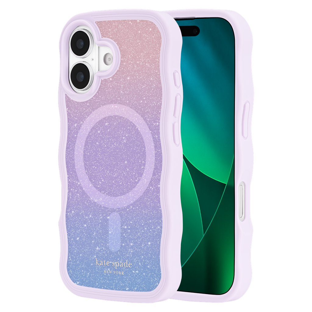Kate Spade - Wavy Magsafe Case For Apple Iphone 17 - Opal Glitter