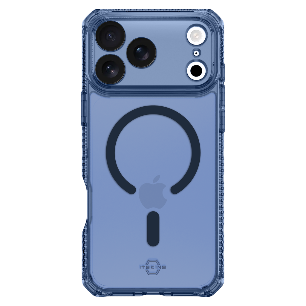 Itskins - Hybridr Vapor Magsafe Case For Apple Iphone 17 Pro Max - Navy Blue