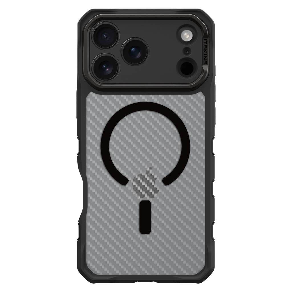 Itskins - Supremer Tek Magsafe Case For Apple Iphone 17 Pro Max - Black