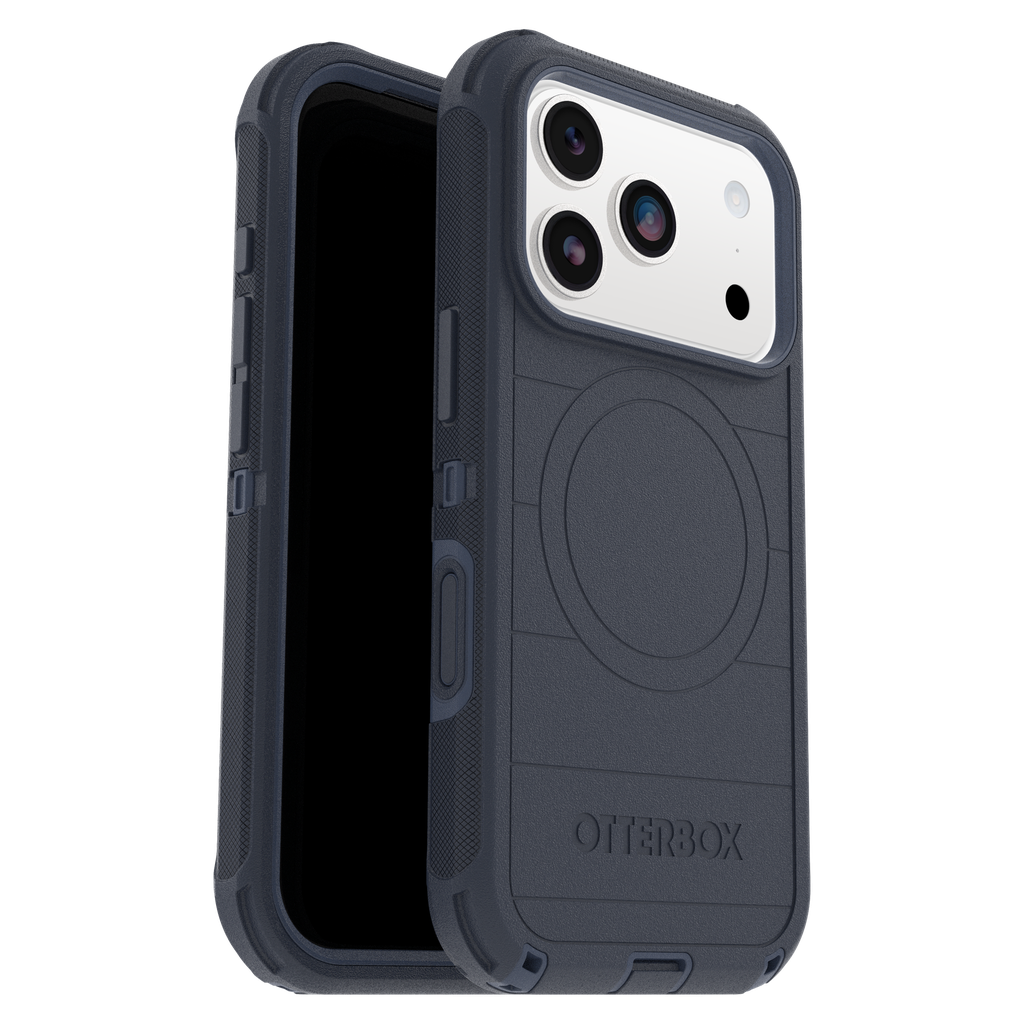 Otterbox - Defender Pro Mag Case W /  Cam Control For Iphone 17 Pro - Blue Sentiment