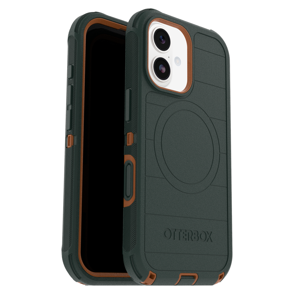Otterbox - Defender Pro Magsafe Case With Camera Control For Apple Iphone 17 - Green Intrigue