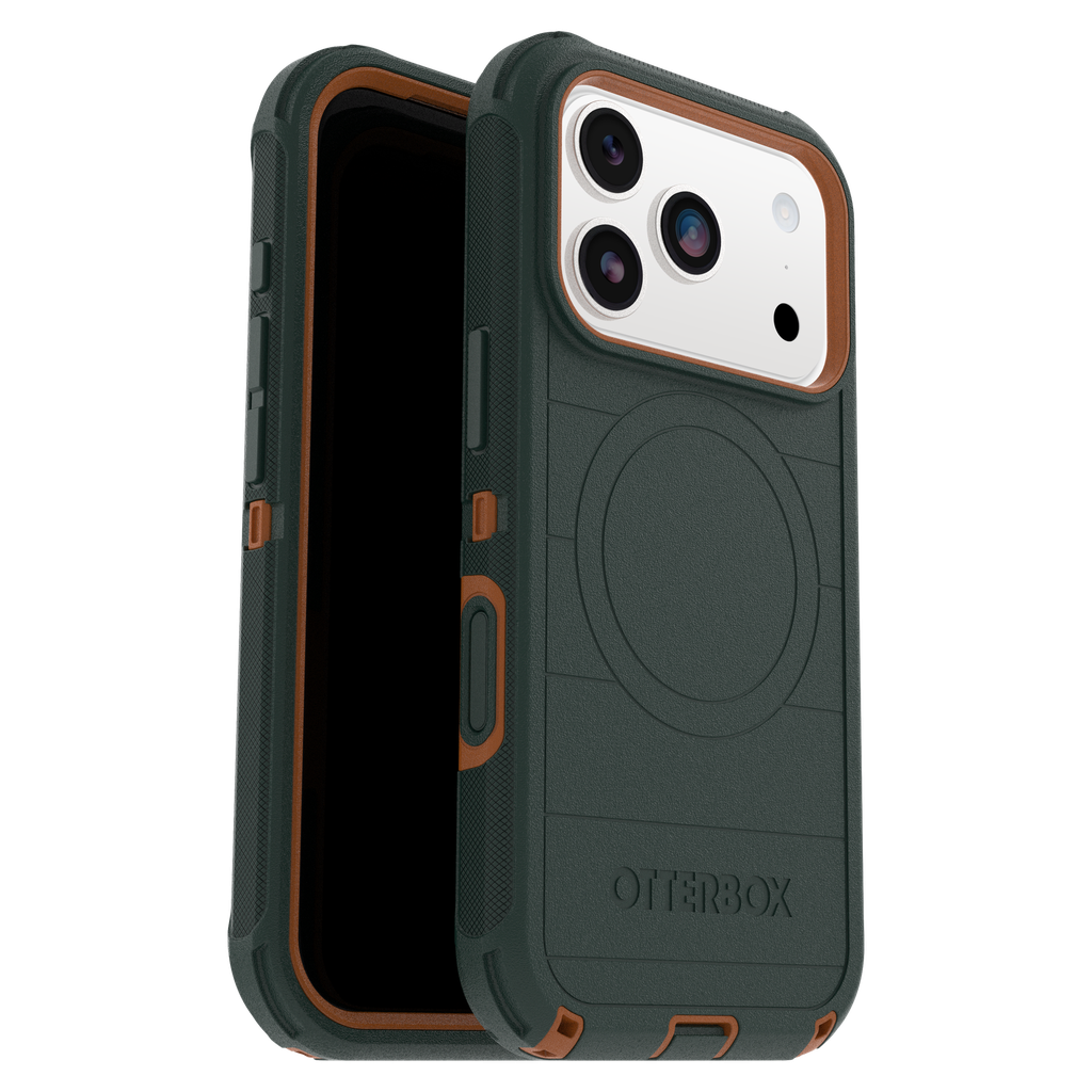 Otterbox - Defender Pro Magsafe Case With Camera Control For Apple Iphone 17 Pro - Green Intrigue