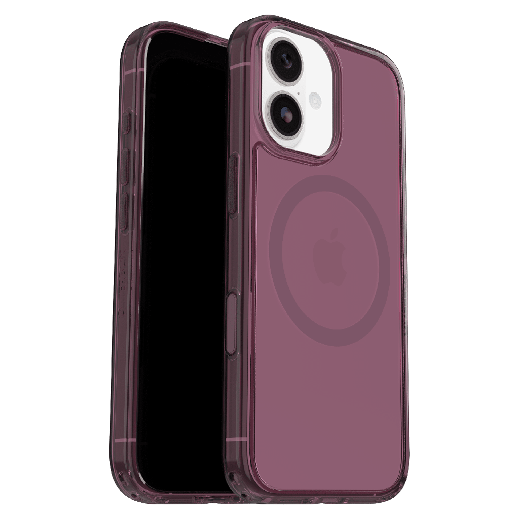 Otterbox - Symmetry Clear Mag Case Camera Control For Iphone 17 - Purple Mystery