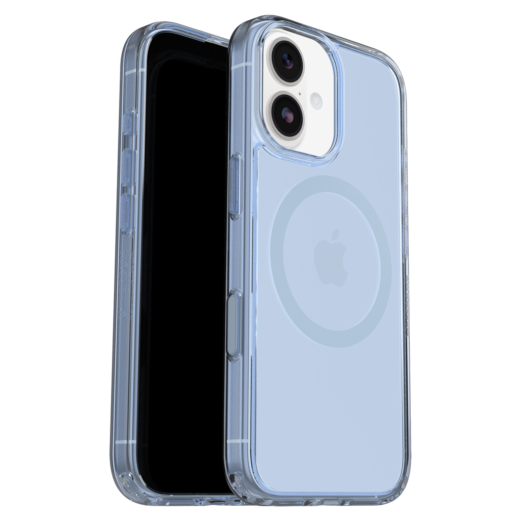 Otterbox - Symmetry Clear Mag Case Camera Control For Iphone 17 - Blue Bliss