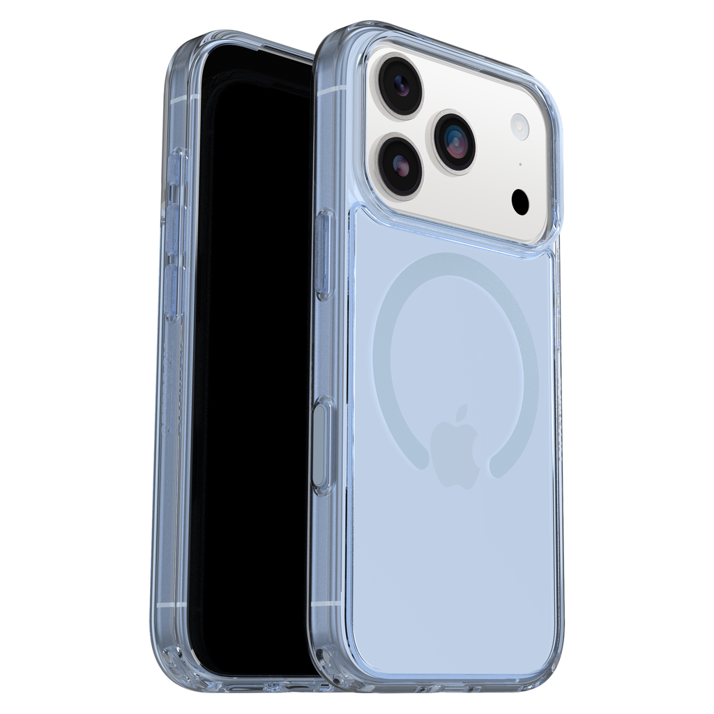 Otterbox - Symmetry Clear Mag Case Camera Control For Iphone 17 Pro - Blue Bliss