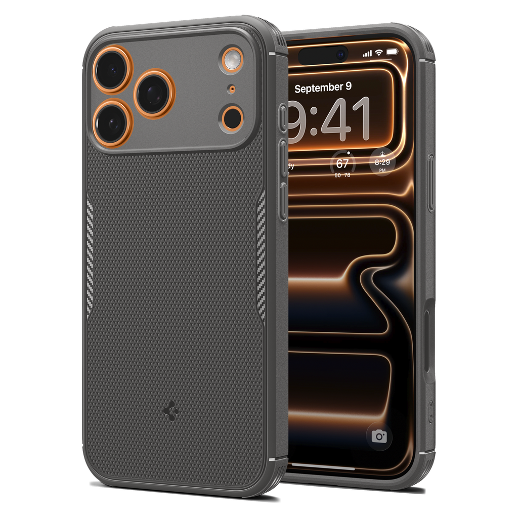Spigen - Core Armor Magsafe Case For Apple Iphone 17 Pro - Marble Gray