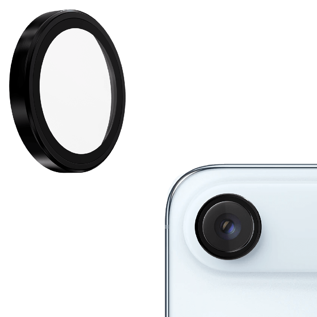 Gadget Guard - Plus 150 Guarantee Camera Glass Lens Protector For Apple Iphone Air - Black