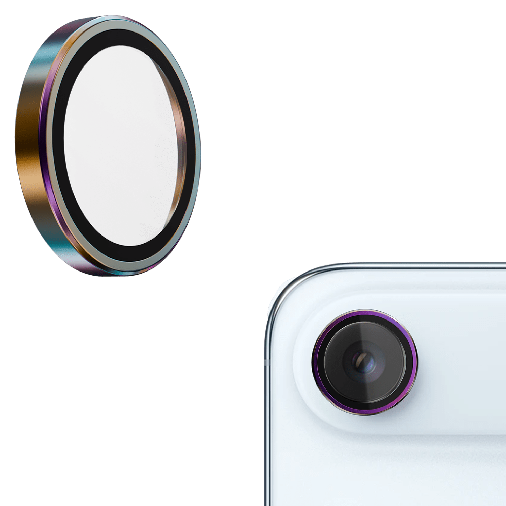 Gadget Guard - Glass Camera Lens Protector For Apple Iphone Air - Iridescent