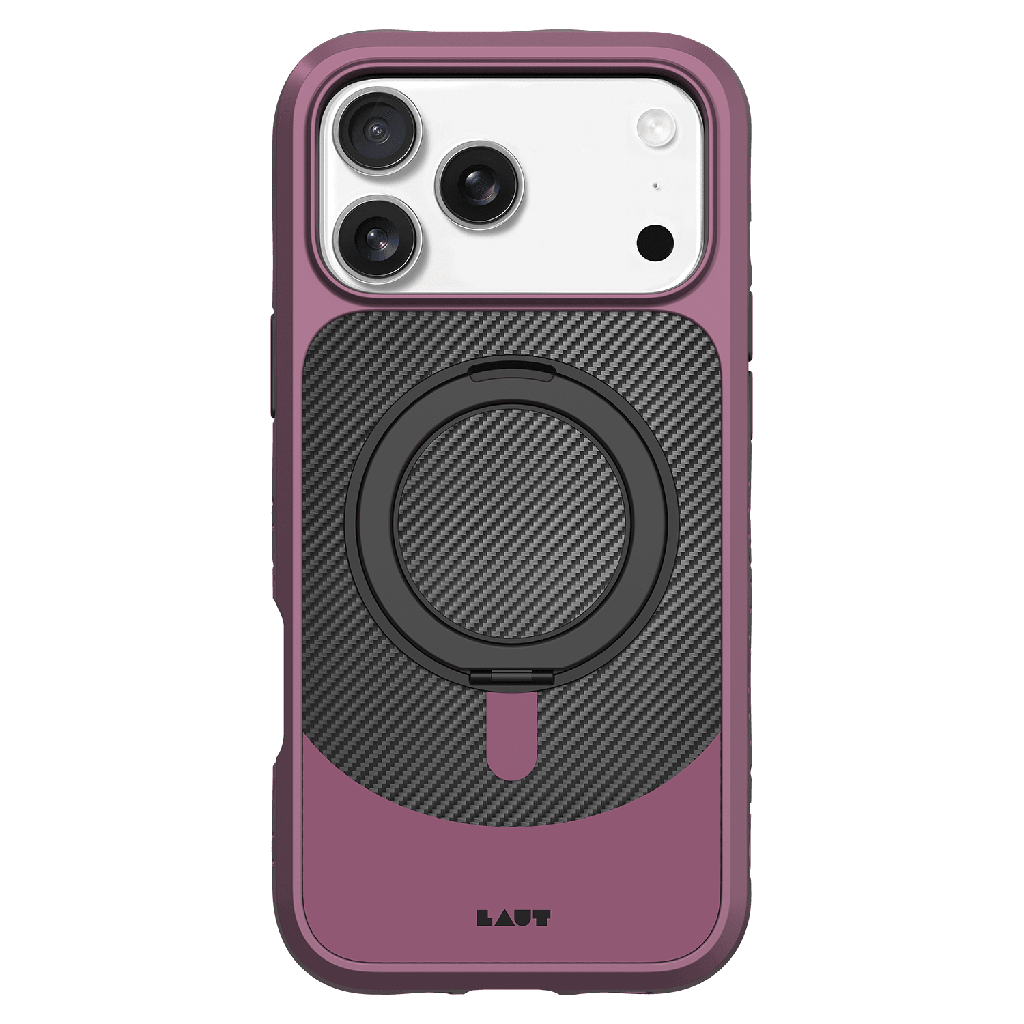 Laut - Carbon Matter Magsafe Case For Apple Iphone 17 Pro / 18 Pro - Wine Red