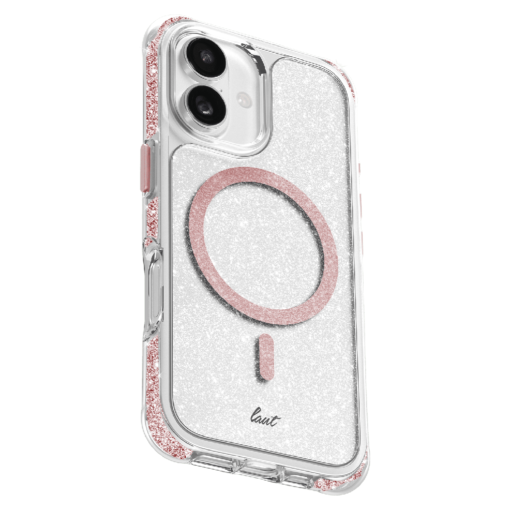 Laut - Aero Sparkle Magsafe Case For Apple Iphone 17 - Crystal Pink