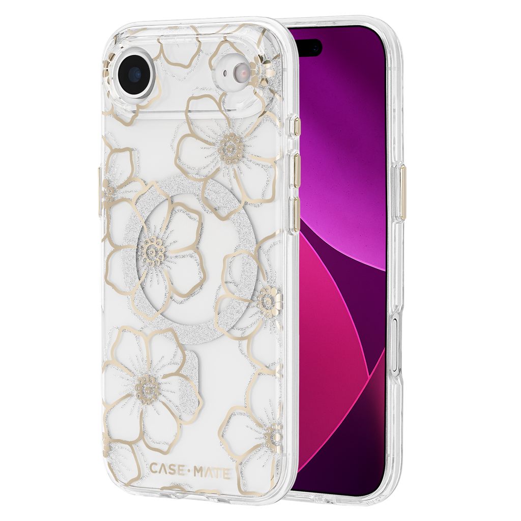 Case-mate - Floral Gems Magsafe Case For Apple Iphone Air - Gold