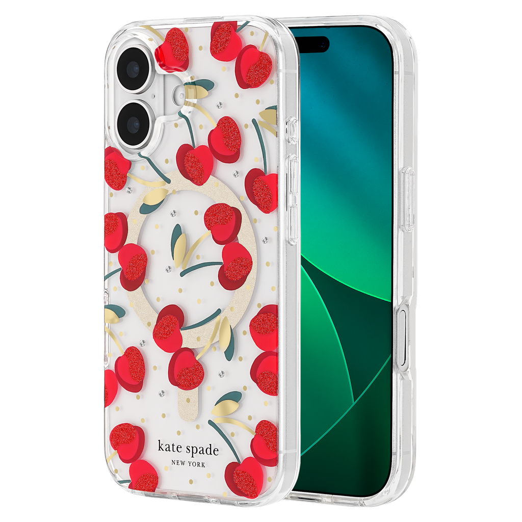 Kate Spade - Protective Magsafe Case For Apple Iphone 17 - Cherry Dot