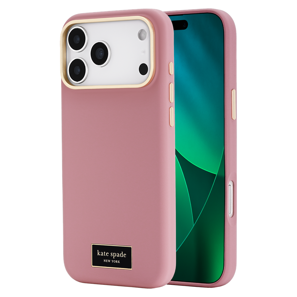 Kate Spade - Silicone Magsafe Case For Apple Iphone 17 Pro Max - Icon Dusk Rose