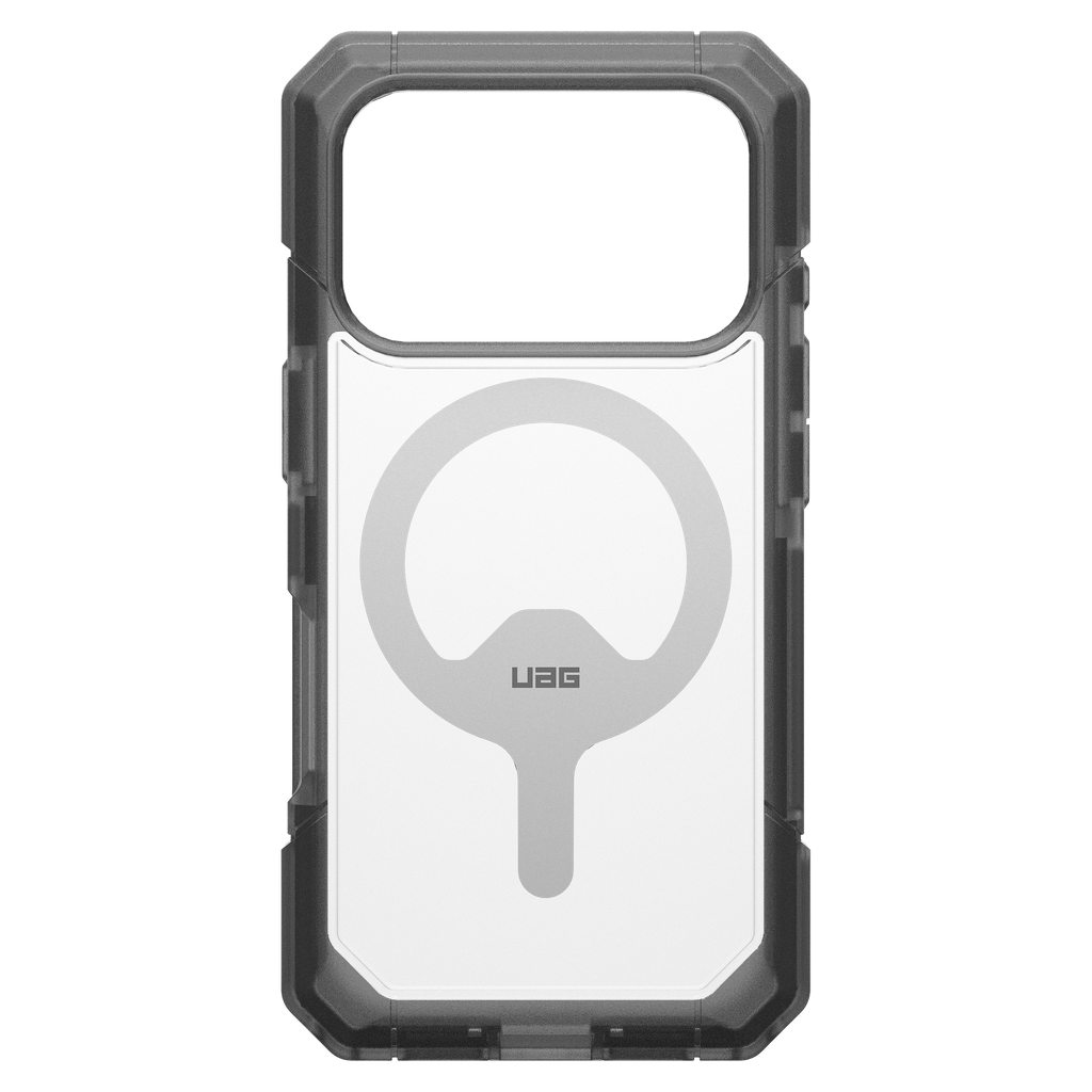 Urban Armor Gear Uag - Trooper Magsafe Case For Apple Iphone 17 Pro 2 Pieces - Clear And Ash