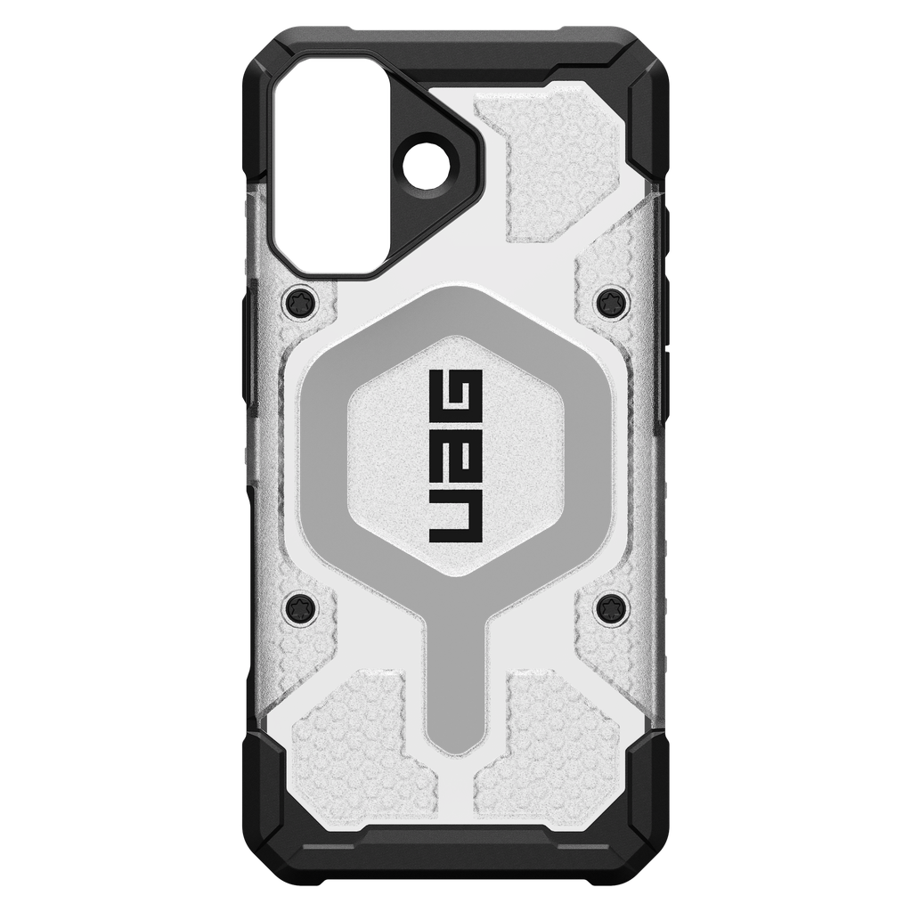 Urban Armor Gear Uag - Pathfinder Clear Magsafe Case For Apple Iphone 17 - Ice And Silver