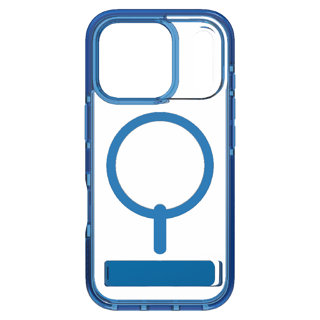 Zagg - Santa Cruz Snap Magsafe Case With Kickstand For Apple Iphone 17 Pro - Tranquil Blue