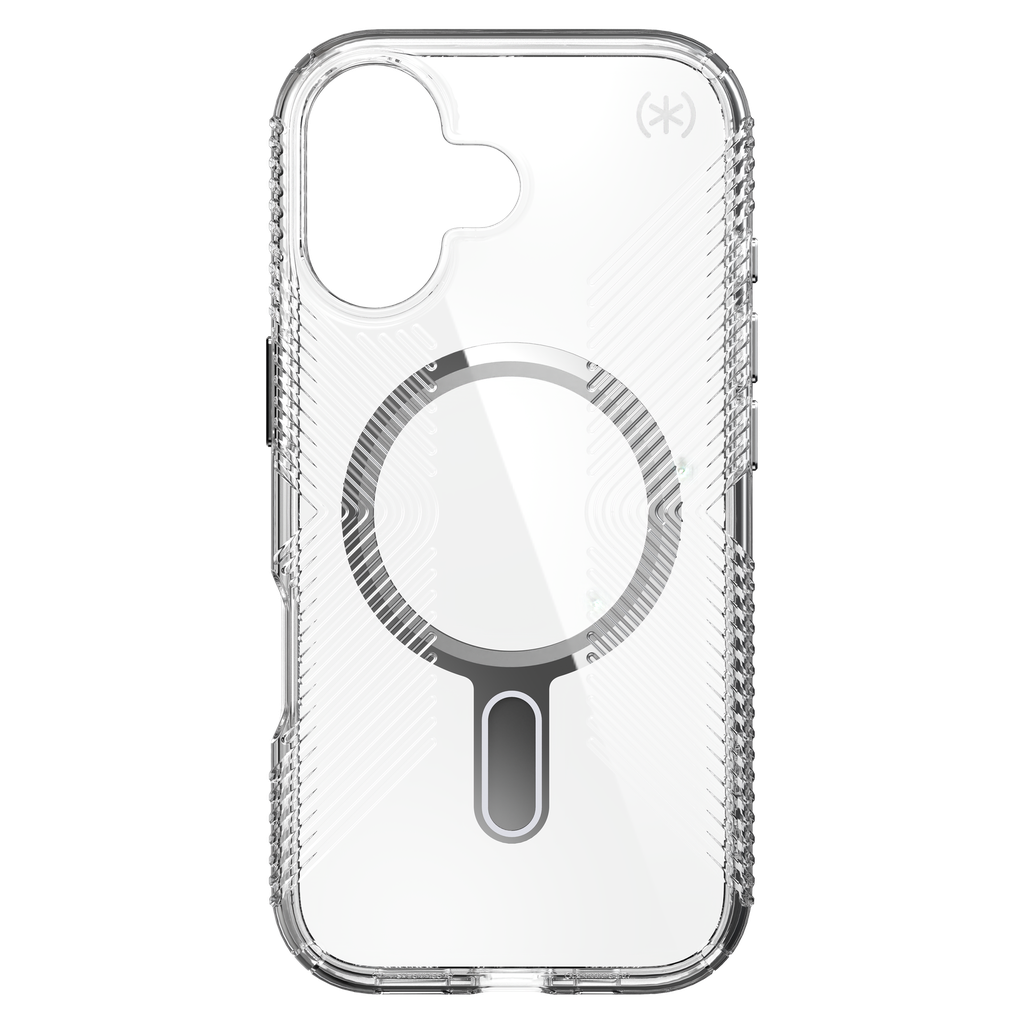Speck - Presidio Perfect Clear Grip Case With Clicklock For Apple Iphone 17 - Clear