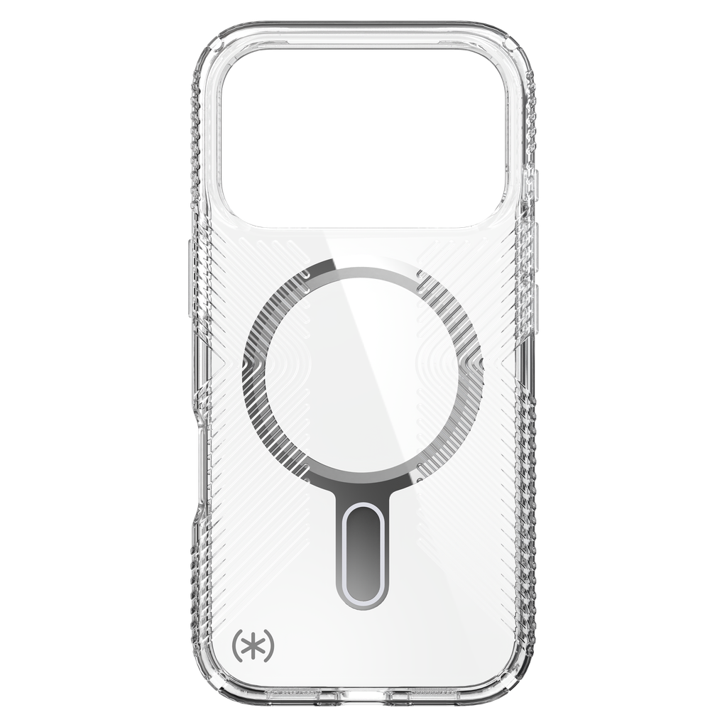 Speck - Presidio Perfect Clear Grip Case With Clicklock For Apple Iphone 17 Pro - Clear