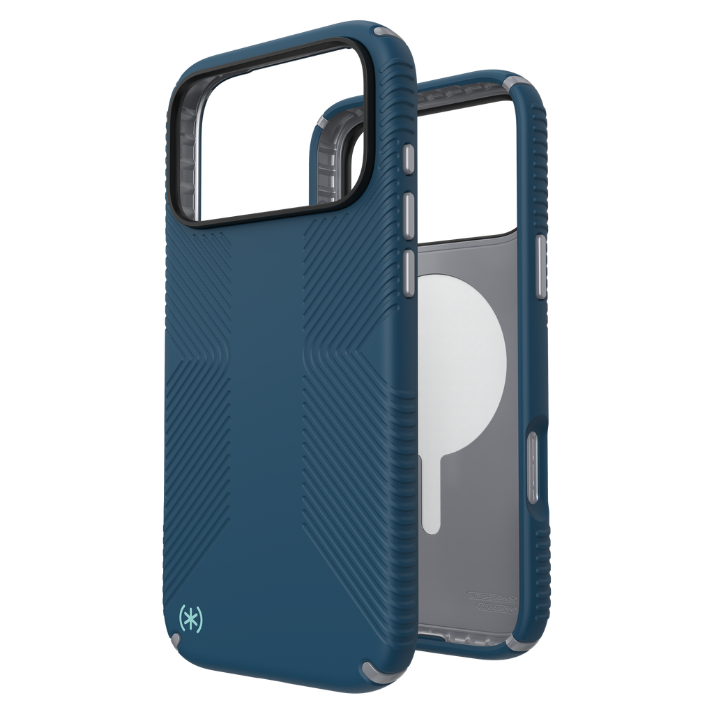 Speck - Presidio2 Grip Magsafe Case For Apple Iphone 17 Pro Max - Deep Sea