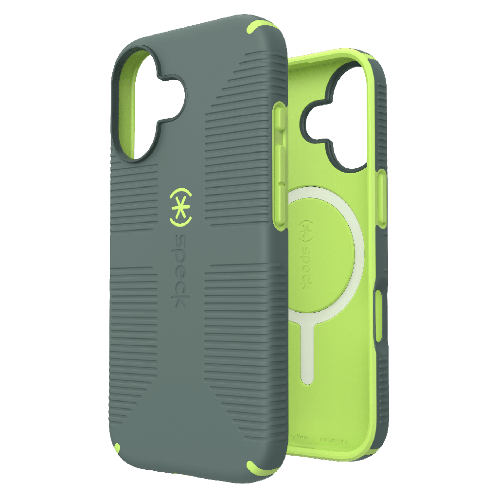 Speck - Candyshell Grip Magsafe Case For Apple Iphone 17 - Neo Drab