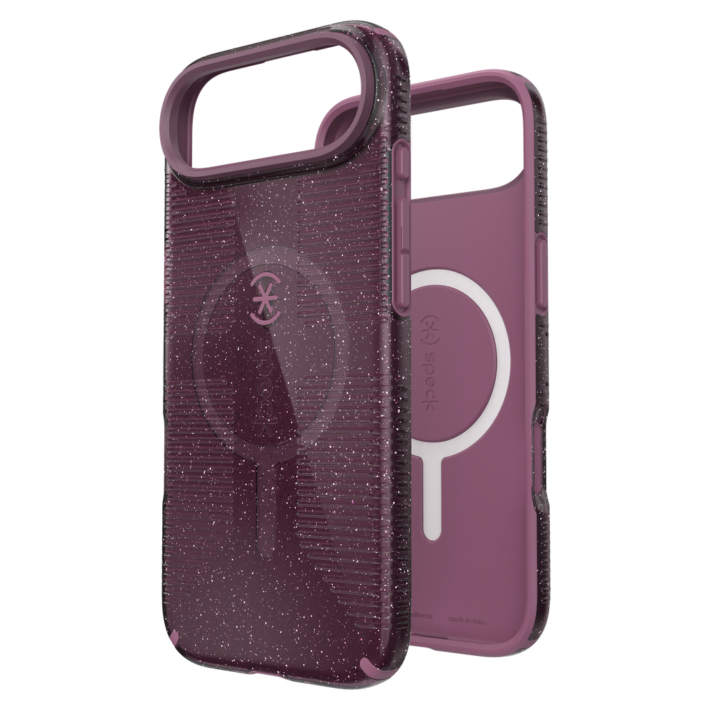 Speck - Candyshell Grip Magsafe Case For Apple Iphone Air - Plumberry Glitter