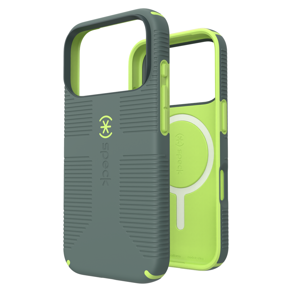 Speck - Candyshell Grip Magsafe Case For Apple Iphone 17 Pro - Neo Drab