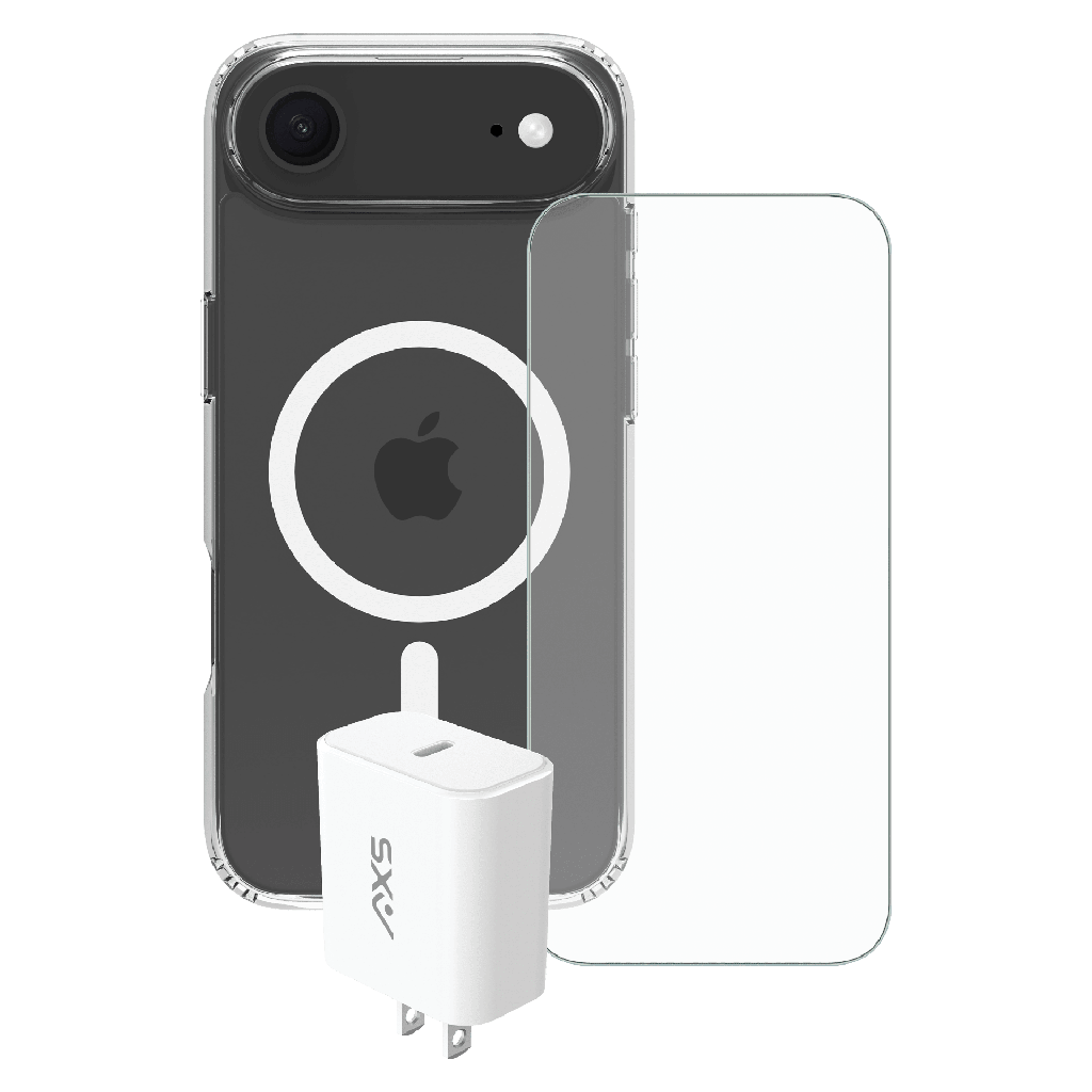 Axs - Ultra Clear Magsafe Essential Bundle For Apple Iphone Air - Clear
