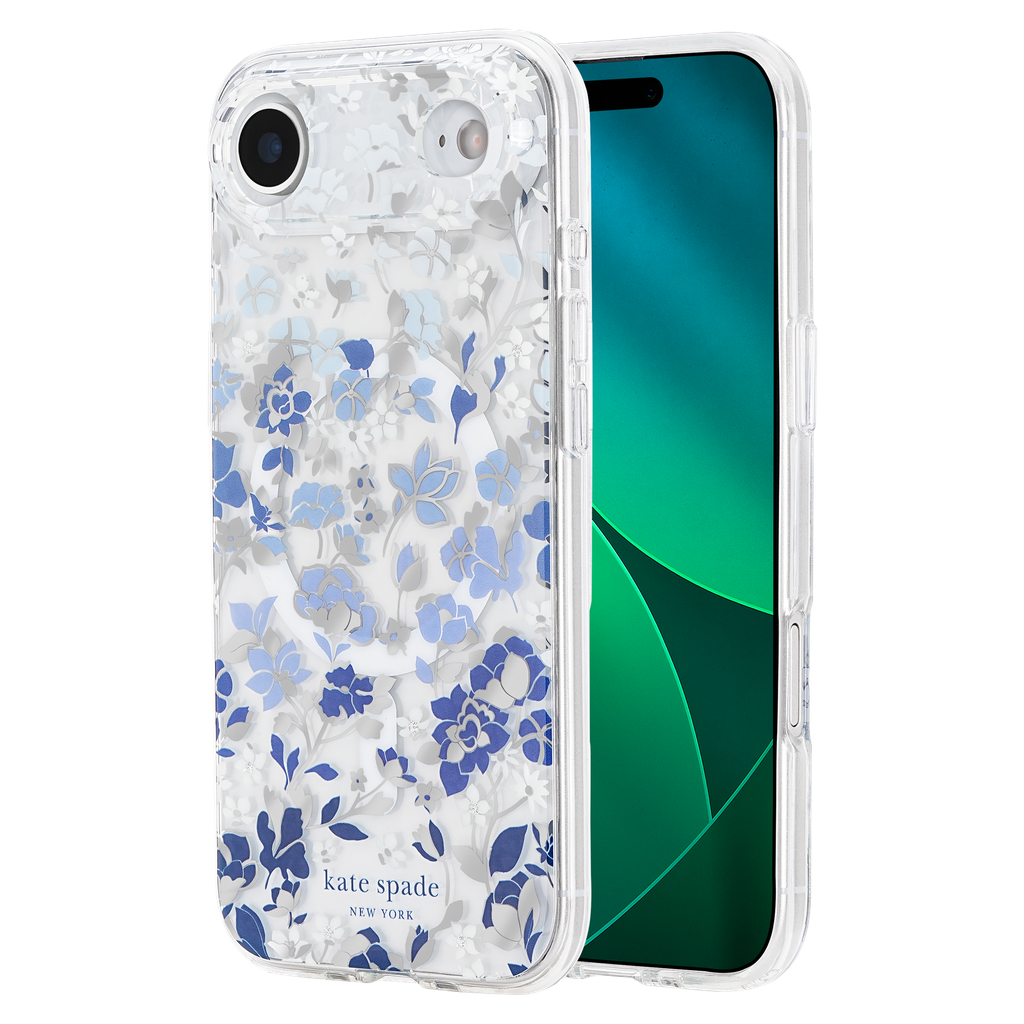 Kate Spade - Protective Magsafe Case For Apple Iphone Air - Flowerbed Blue