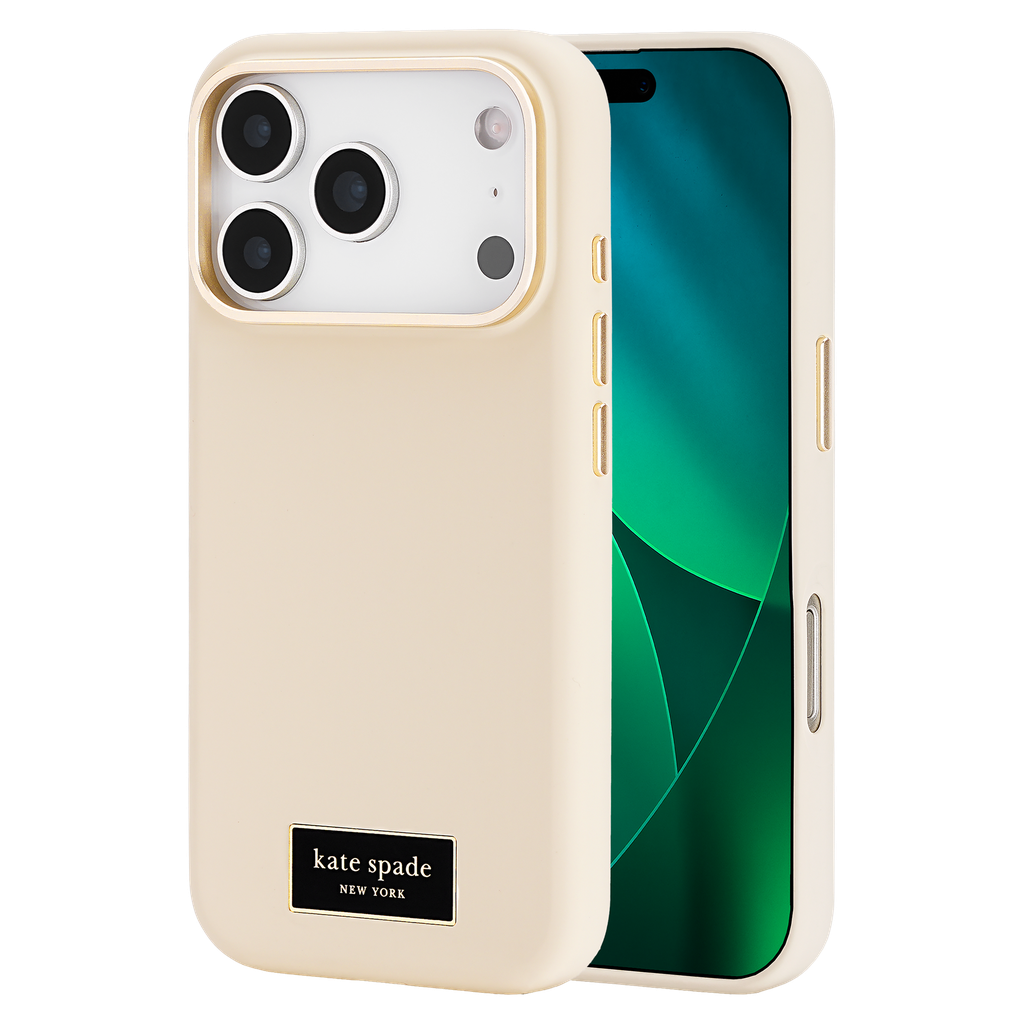 Kate Spade - Silicone Magsafe Case For Apple Iphone 17 Pro - Icon Perfect Beige