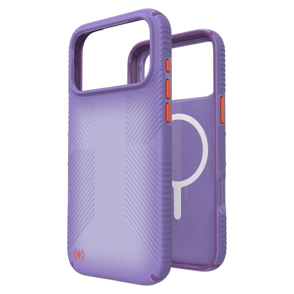 Speck - Presidio Lux Grip Magsafe Case For Apple Iphone 17 Pro Max - Purple Fade