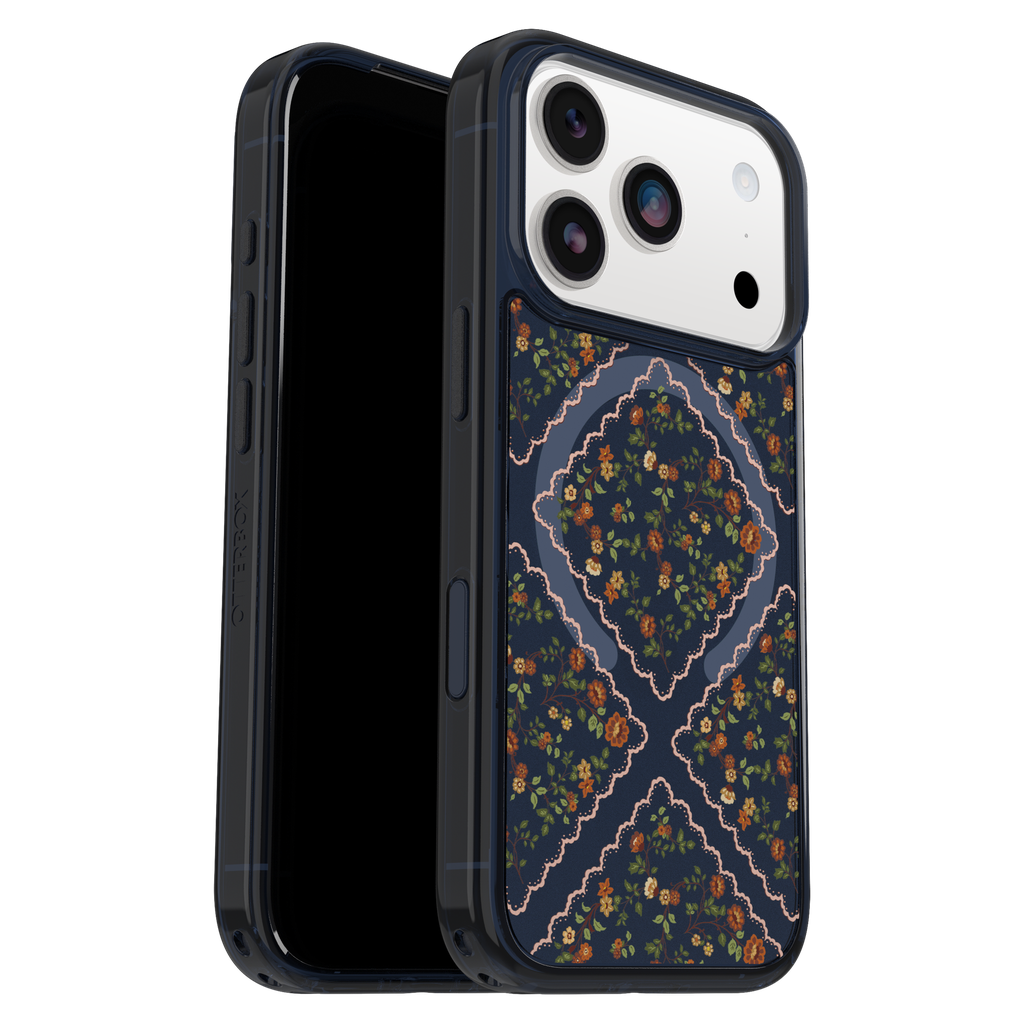 Otterbox-symmetry Clear Mag Case Camera Control For Iphone 17 Pro-floral Romance