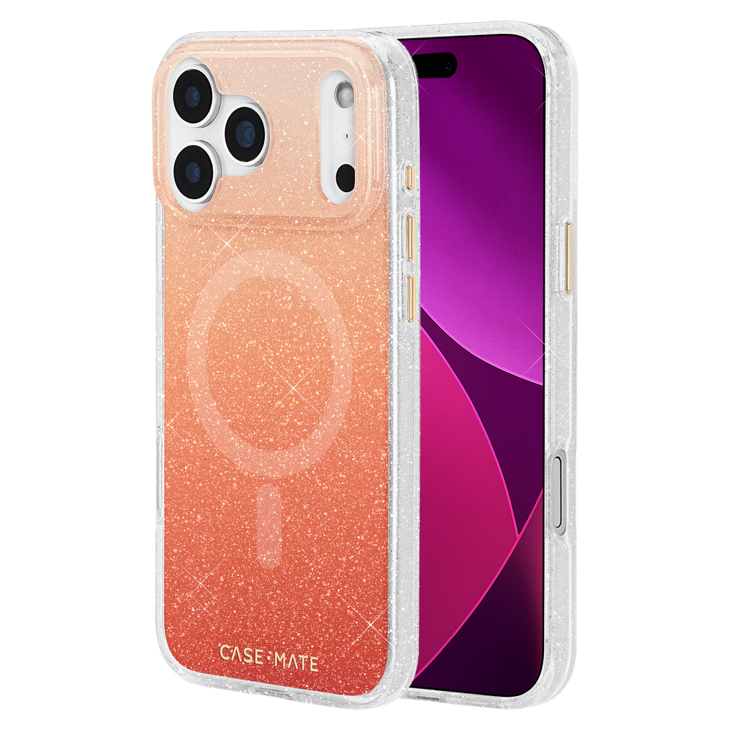 Case-mate - Twinkle Magsafe Case For Apple Iphone 17 Pro Max - Orange Ombre