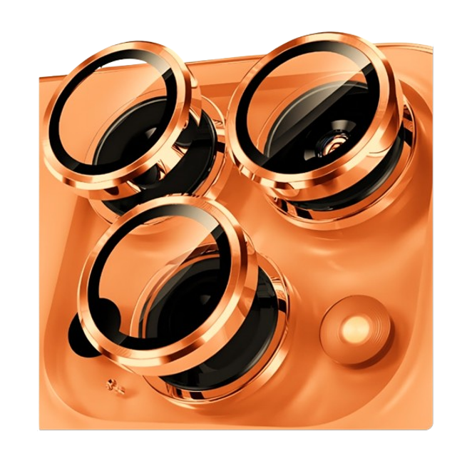 Ring Camera Lens w/HD Tempered Glass  for iPhone 17 Pro / 17 Pro Max (Orange) (1 Pc)