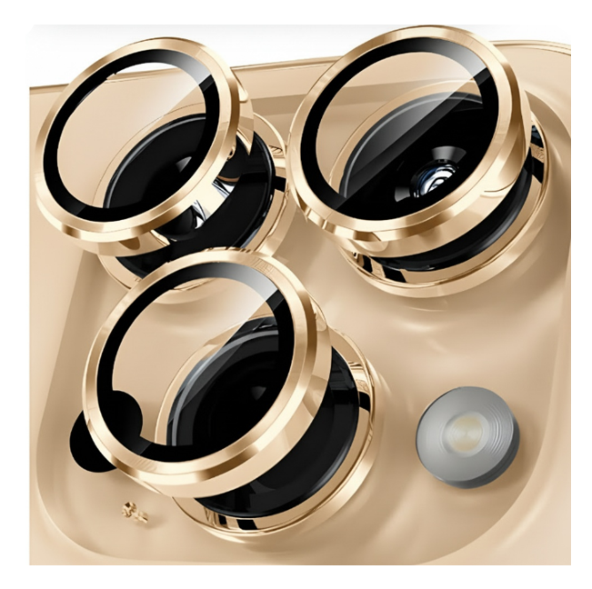 Ring Camera Lens w/HD Tempered Glass  for iPhone Air (Gold) (1 Pc)