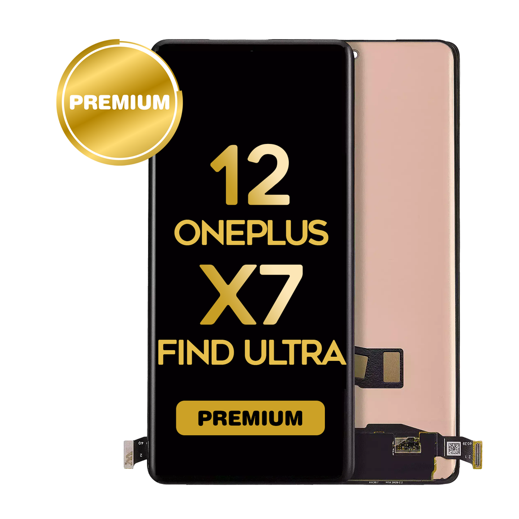 OLED Assembly Without Frame For OnePlus 12 5G / Oppo Find X7 Ultra (Premium) (All Colors)