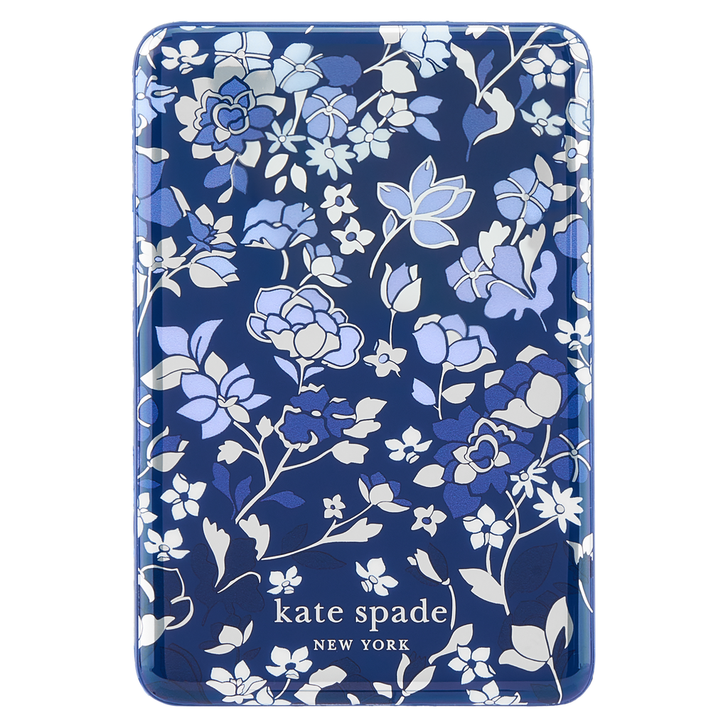 Kate Spade - 5k Mah Wireless Battery Pack With Magsafe - Flowerbed Blue